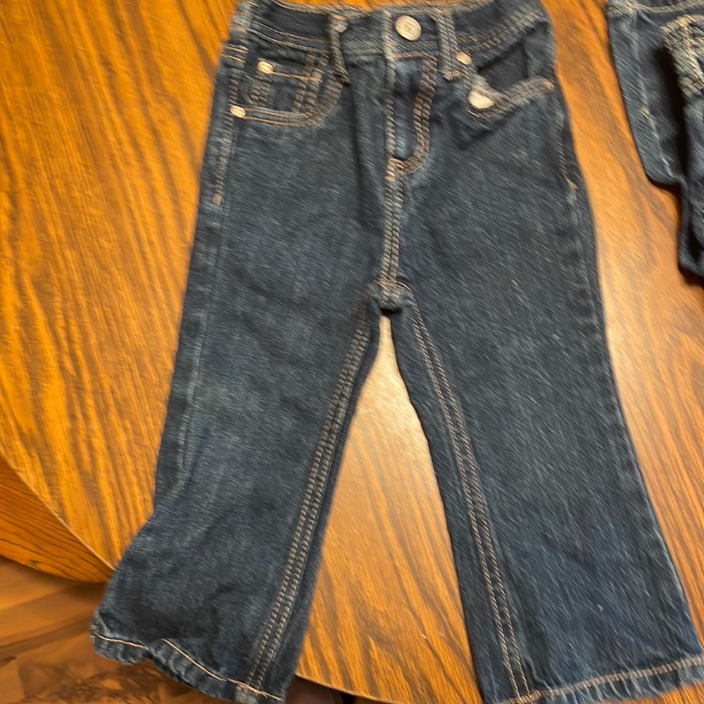 Girls 24months Cherokee dark wash jeans wide leg